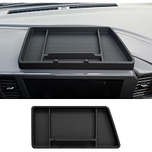 Dashboard Storage Tray Compatible with 2022-2026 Chevy Silverado | GMC Sierra 1500 2024-2026 2500HD 3500HD Silicone Storage Organizer Replacement for 2022-2026 Chevy Silverado Accessories