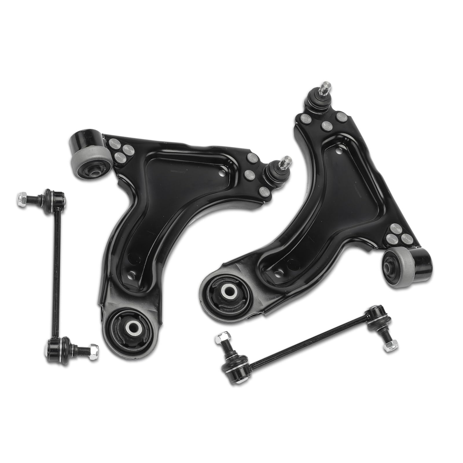 Frankberg Juego de brazos de control 4 piezas 093388569 | Compatible con: Meriva MK I X03, Meriva X03