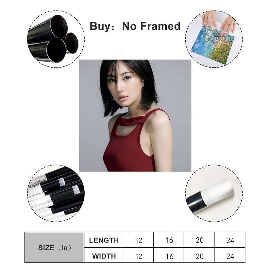 北川 景子 写実水彩画 Amazon.co.jp: 北川景子写真ビキニ貧乳ポスター絵画 バスルーム