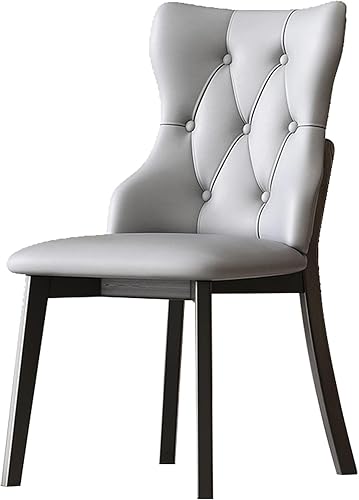 JKGHK - Sillas de comedor, sillas de cocina tapizadas, silla de sala con respaldo y patas de madera, silla de sala de estar sin brazos para el Negro