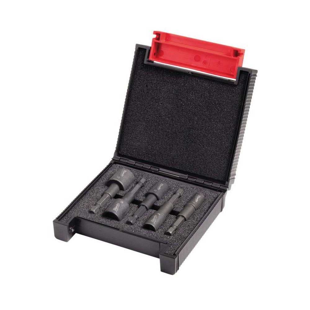 Milwaukee 4002395374809 magnetyczne nasadki nasadowe, Shockwave, czarne