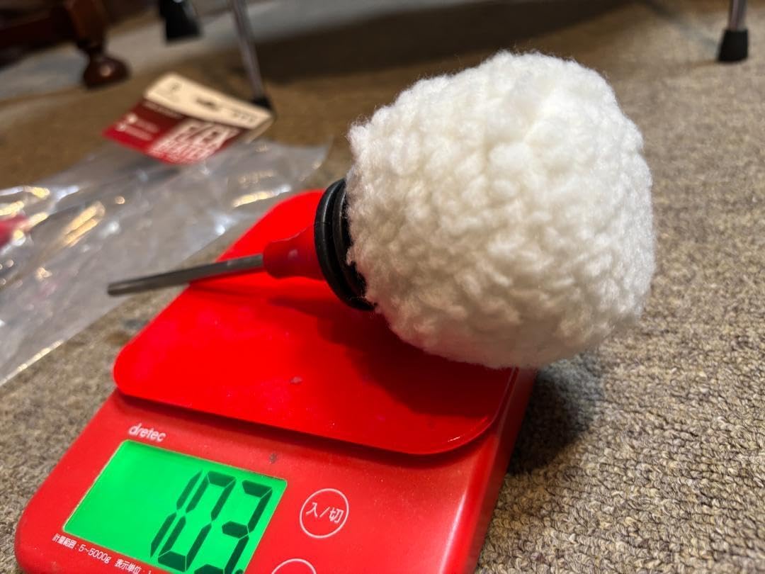 Wooly Bomba しなるビーター もふもふ白 直輸入1本 Wooly Bomba しなる Wooly Bomba しなるビーター もふもふ白 直輸入1本 Wooly Bomba しなる