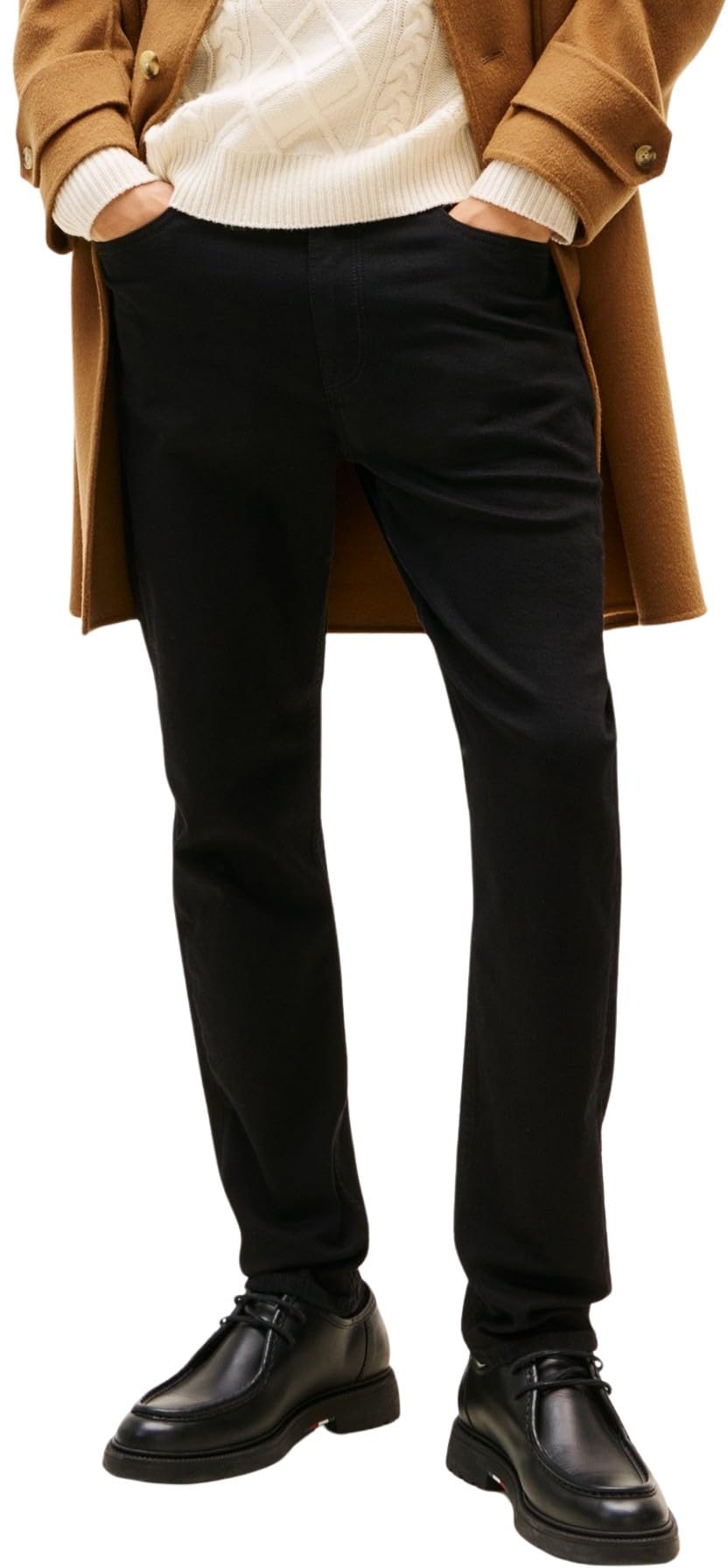 Tommy Hilfiger Herren Jeans Hose Bleecker Burn Black Slim Fit