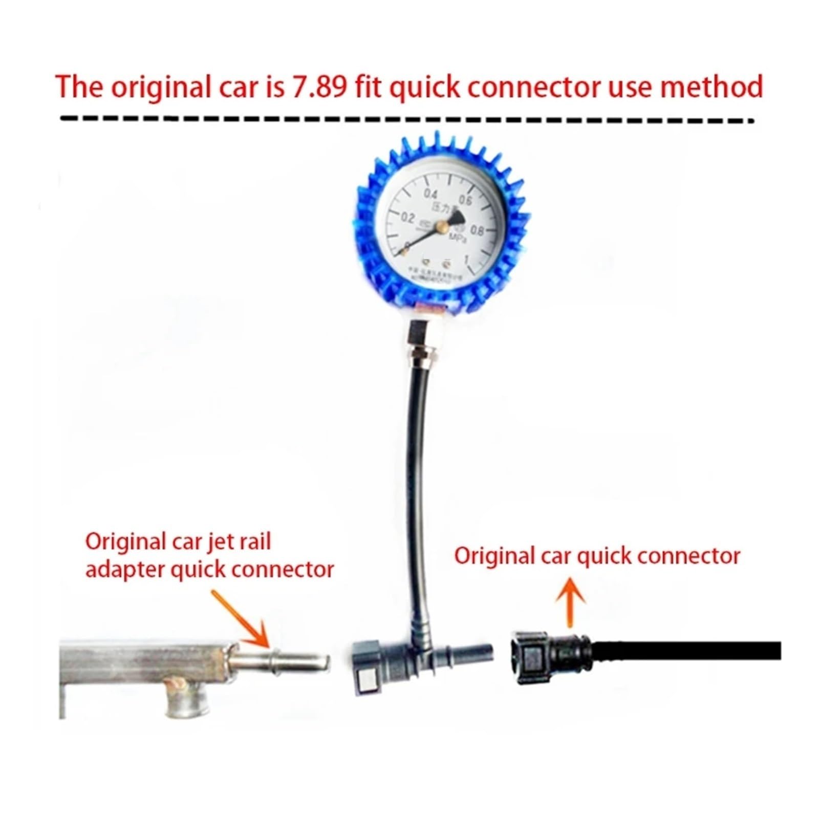 Strumento for Tester for Misuratore di Pressione della Benzina for Auto Moto 964E Abbastanza Accurato