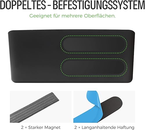 Miniatura 7 de loukin Paquete de accesorios para pizarra blanca | Kit de limpiador de pizarra blanca no tóxico (17 fl oz) y soporte magnético y adhesivo para