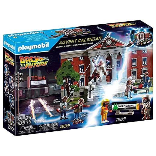 PLAYMOBIL Back to the Future 70459 Marty McFly und Dr. Emmett Brown, Ab 6 Jahren 6 PLAYMOBIL Adventskalender 2021 - 70574 Back To The Future mit Sammelfiguren und Zubehörteilen der Science-Fiction-Triologie hinter jedem Türchen, 97-teilig, Ab 5 Jahren