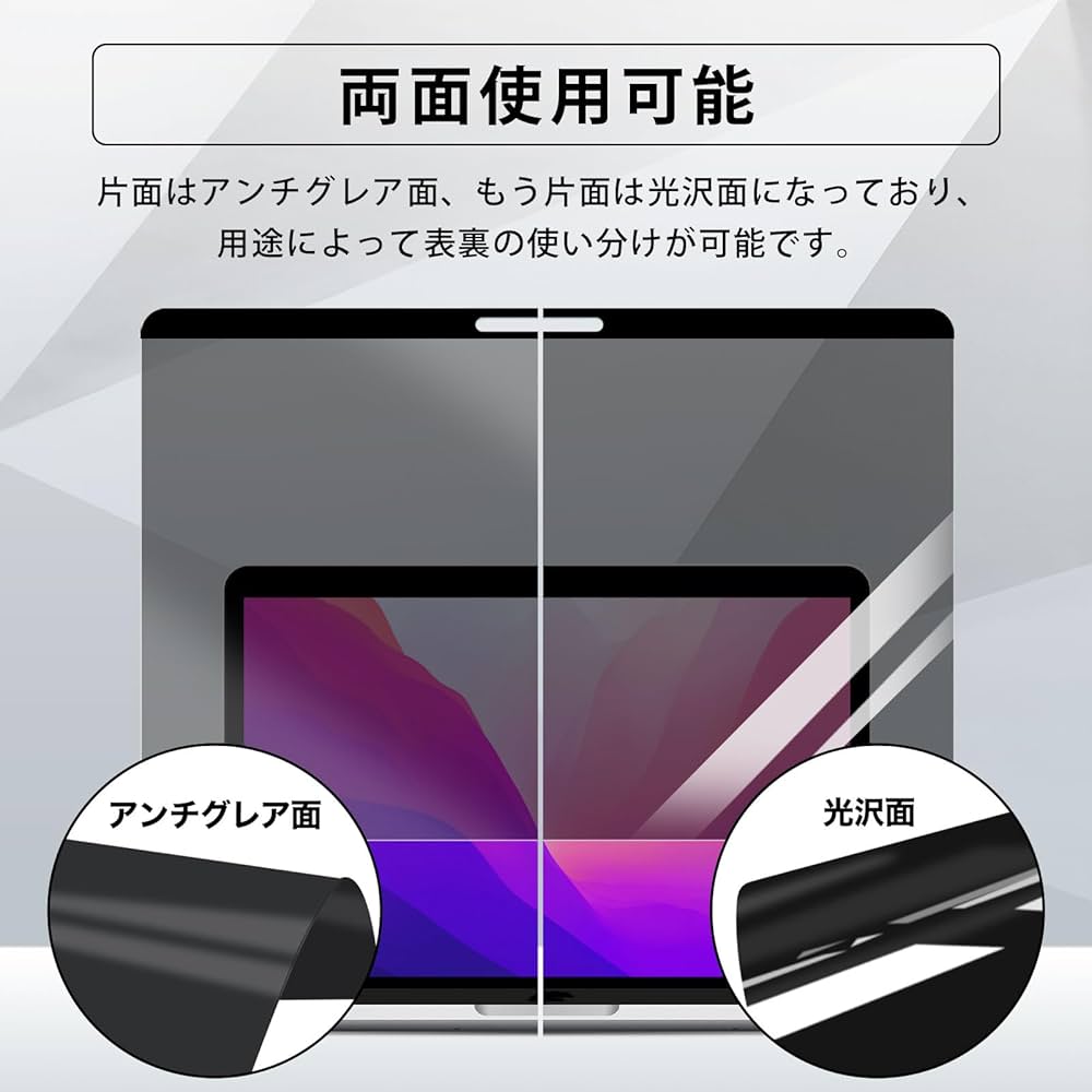 Amazon.co.jp: YMYWorld 覗き見防止 フィルター Macbook Pro 13