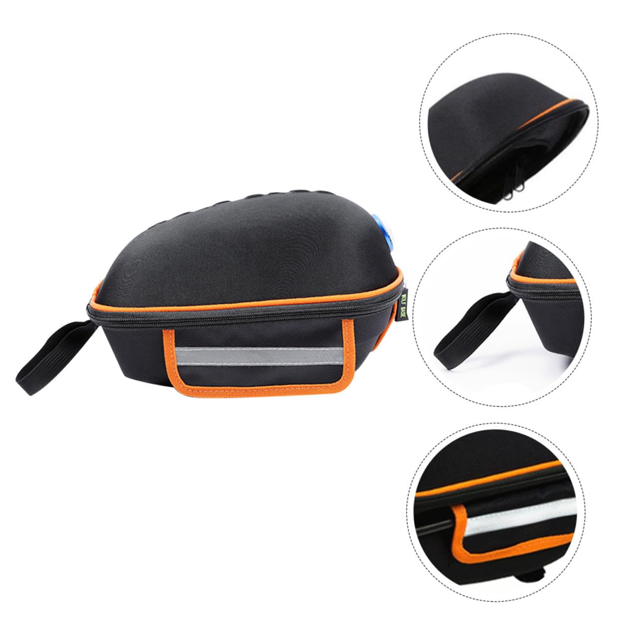 Toddmomy Borsa Portapacchi Posteriore per Bici, Grande Capienza, Nero | Eva e Tessuto, Doppia Zip, per Sport All'aperto e Appassionati di Bici