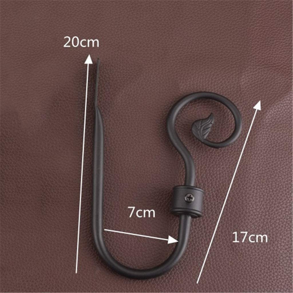 2 Teile/Satz Vorhang Raffhalter Halter Haken Raffhalter Schlafzimmer Wohnzimmer Vorhang Dekoration Zubehör Holdback Metall Vorhang Haken