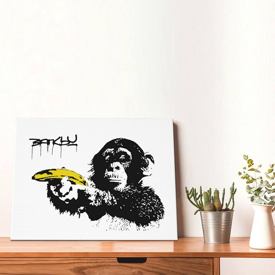 イアン ミラード  キャンバス Ian Millard バンクシー banksy 楽天市場】バンクシーデザイン Banksy アートポスター アート