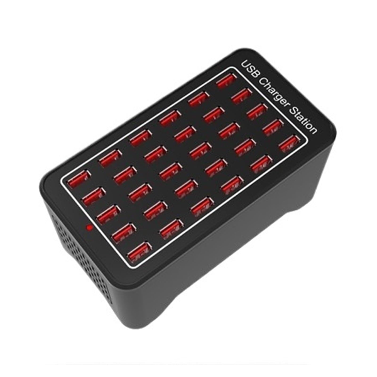 Caricatore USB 50/100/150W 10/15/20/25/30 Porte HUB Stazione Di Ricarica Rapida Da Tavolo Universale Parete Dock For Adattatore Alimentazione For Telefono Cellulare(30-Port USB(150W))
