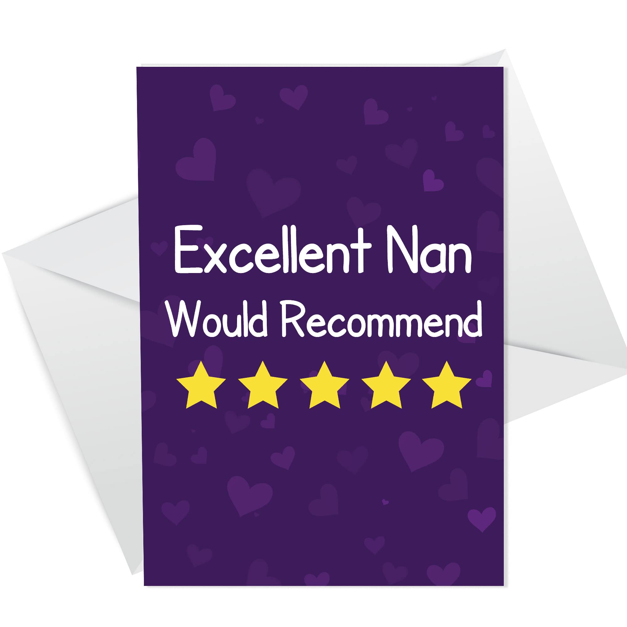 Funny Nan Card For Mothers Day Birthday Would Recommend Card From Grandchildren