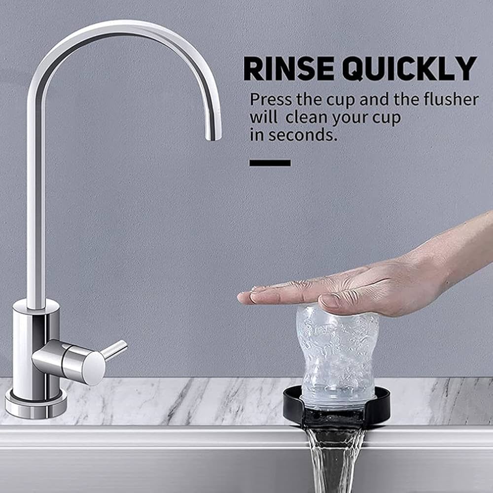 Amazon.co.jp: ガラスリンサー、キッチンシンク用蛇口ボトル