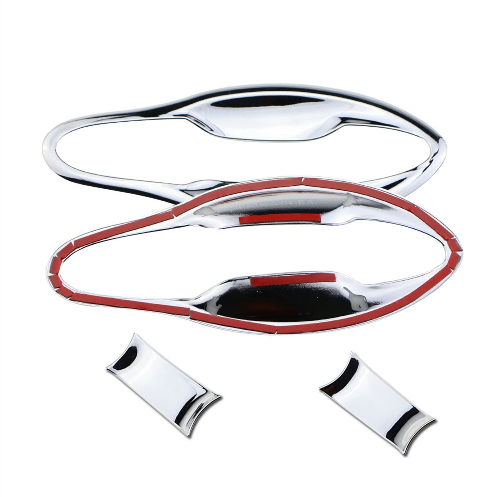 RINKTEEA Exterior Car Door Handle for HRV Vezel 2014-2018 ABS Chrome Car Door Handle Protector Trim Sticker Front Bowl Cover Accessories