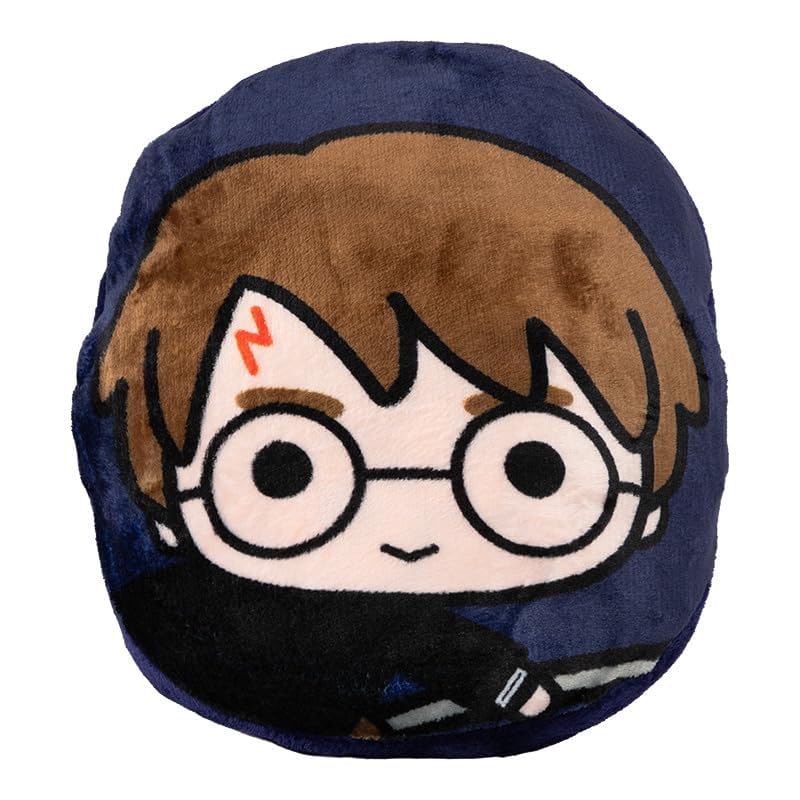 Harry Potter 2-in-1 Cushion Blanket - Officially Licensed Travel Blanket, Foldable Soft Fluffy Throw, Compact Design for Living Room or Bedroom Decor | Paladone