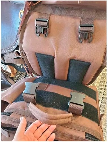 Miniatura 10 de Reinsman Bolsa de sillín de lujo aislada a prueba de fugas con bolsa de cantle adicional y correas