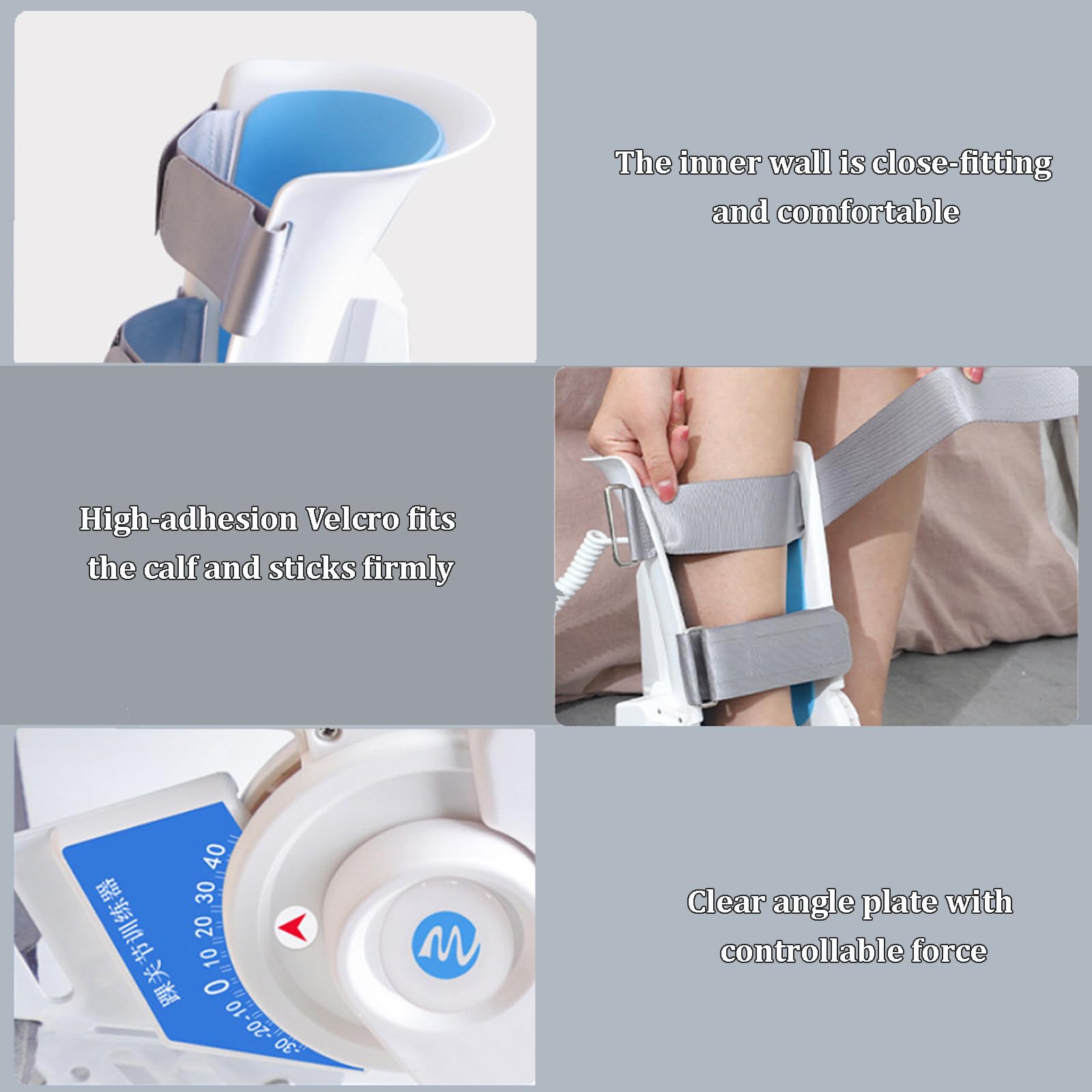 Entrenador De Estiramiento De Tobillo, Esguinces Agudos De Tobillo, RegulacióN De Velocidad De 3 Velocidades, Ejercicio De áNgulo Completo De -30° ~ 40°, Para Ligamentos