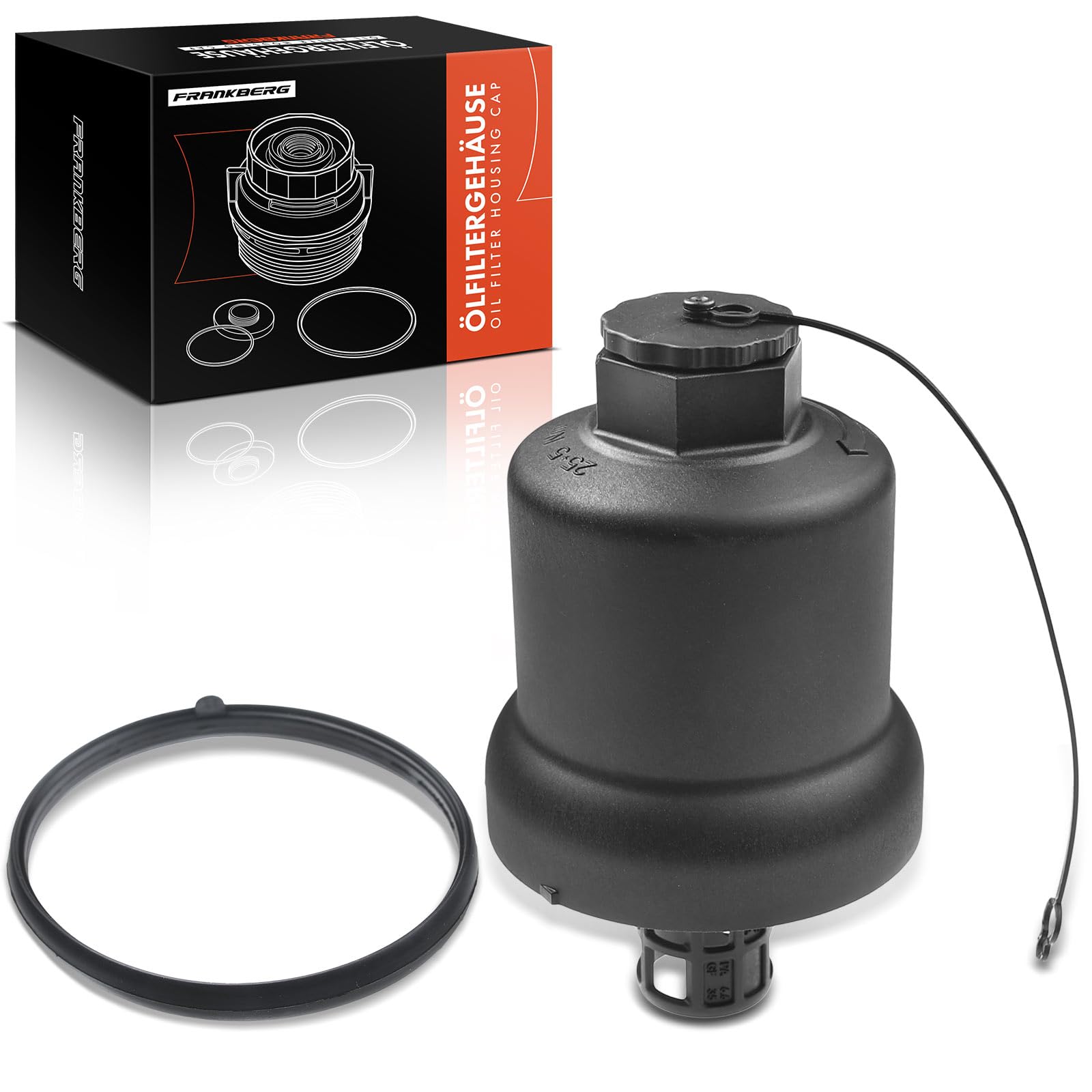 Frankberg Oil Filters Housing for A1 A3 A4 A6 TT Altea Exeo Leon Toledo O.c.t.a.v.i.a E.O.S Golf V J.e.t.t.a III P.a.s.s.a.t Polo S.c.i.r.o.c.c.o T.o.u.r.a.n 2.0L 2004-2014 06D115408A