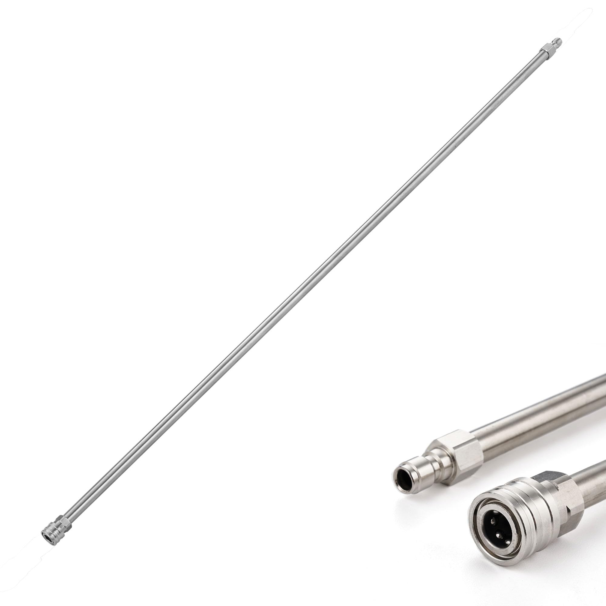 Pressure Washer Extension Wand - 60" Pressure Washer Wands wit Replacement Wand, 1/4" Quick Connect Power Washer Lance, 4000 PSI