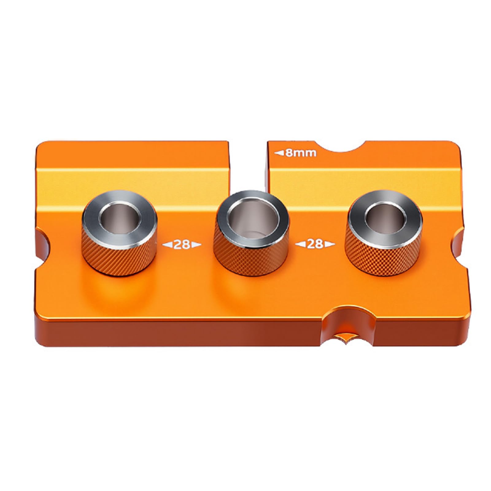 Geavonyg Light Multipurpose Aluminum Drilling Guide Plate Doweling Jig For Woodworking Metalworking And Crafting Stable Operate Aluminum Drill Guide