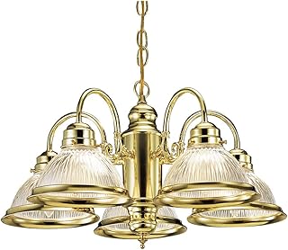 Design House 500546 Millbridge 5-Light Indoor Dimmable Chandelier with C...
