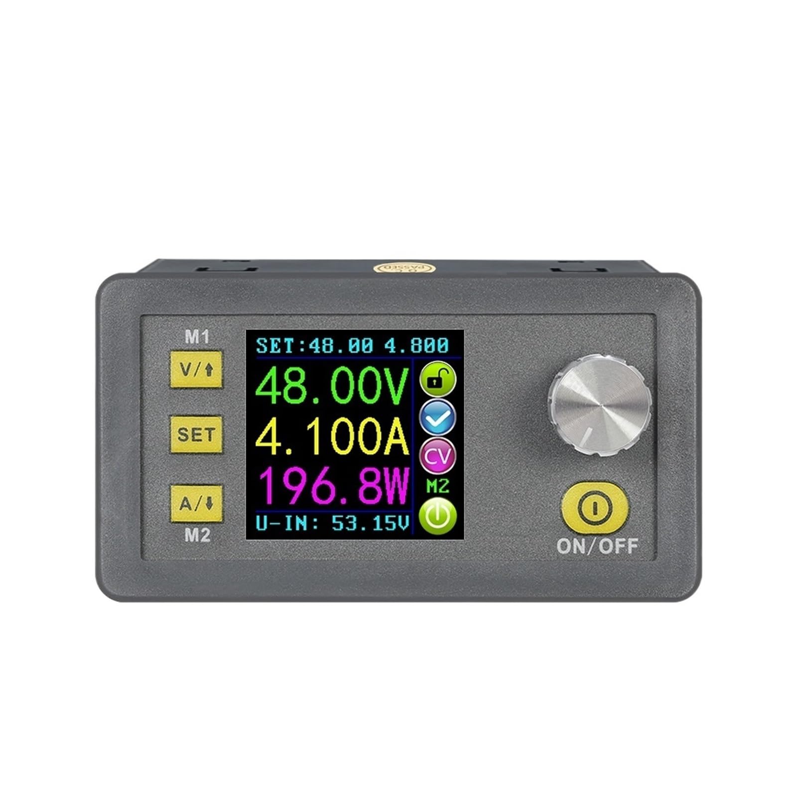 BFSYDLUJ DPS5005 Communication Constant DC DC Voltage current Step-down Power Supply module buck converter voltmeter 50V 5A(DPS5005-USB-BT)