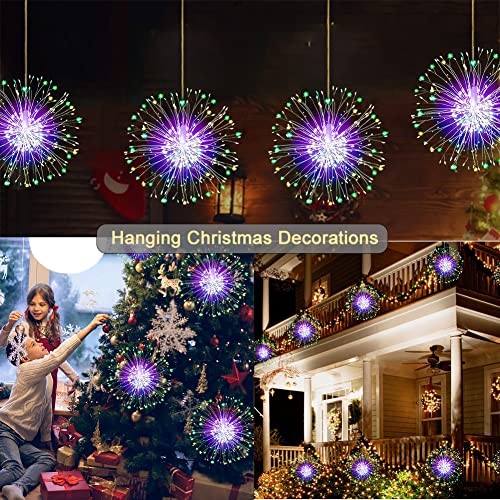 Redefun 4 x 120 LED Fuochi d'artificio Luci USB