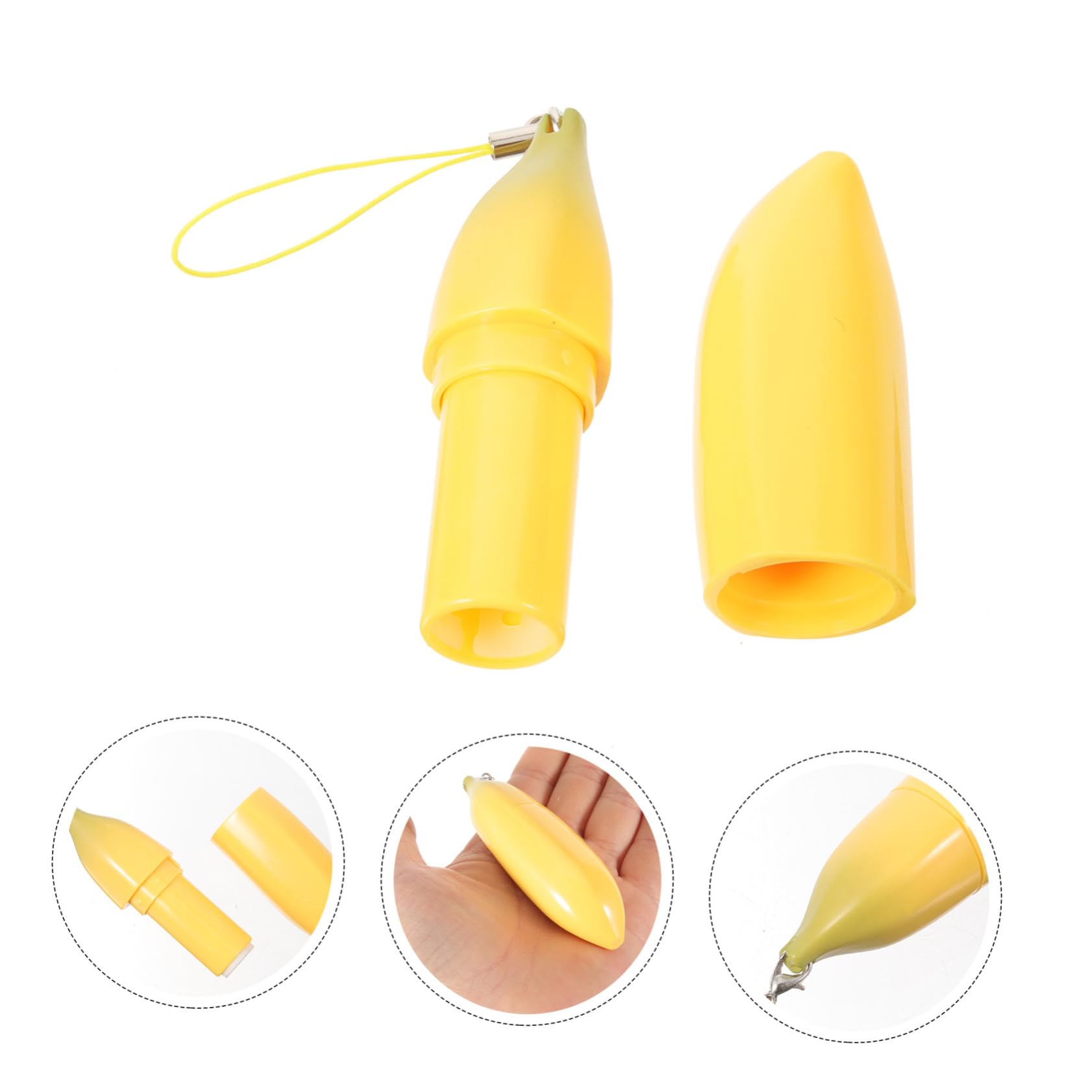 PACKOVE Tubos De Brillo Labial Forma De Envases Vacíos Refillables De Bálsamo Labial Para Cosméticos Para Y 6 Piezas X 5