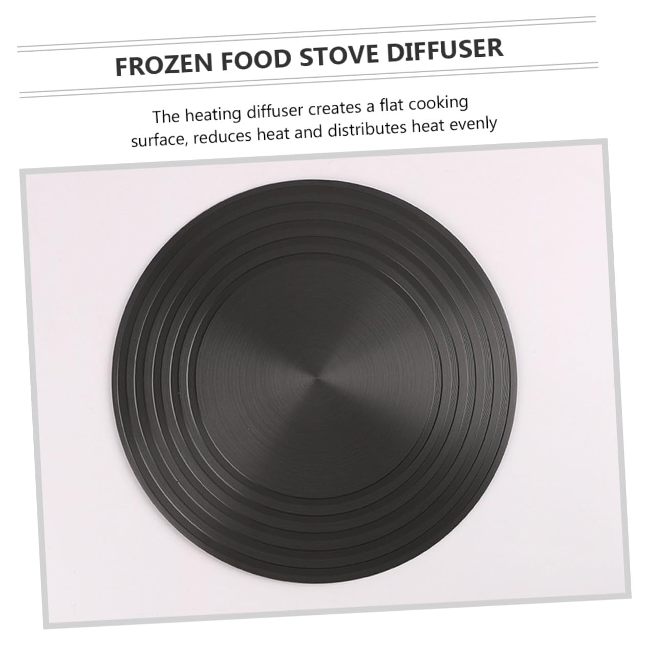 Piastra di Scongelamento Rotonda 28 CM per Fornelli a Gas Diffusore di Calore Multifunzionale per Protezione Pentole Risparmio Energetico e Mantenimento Calore in Cucina