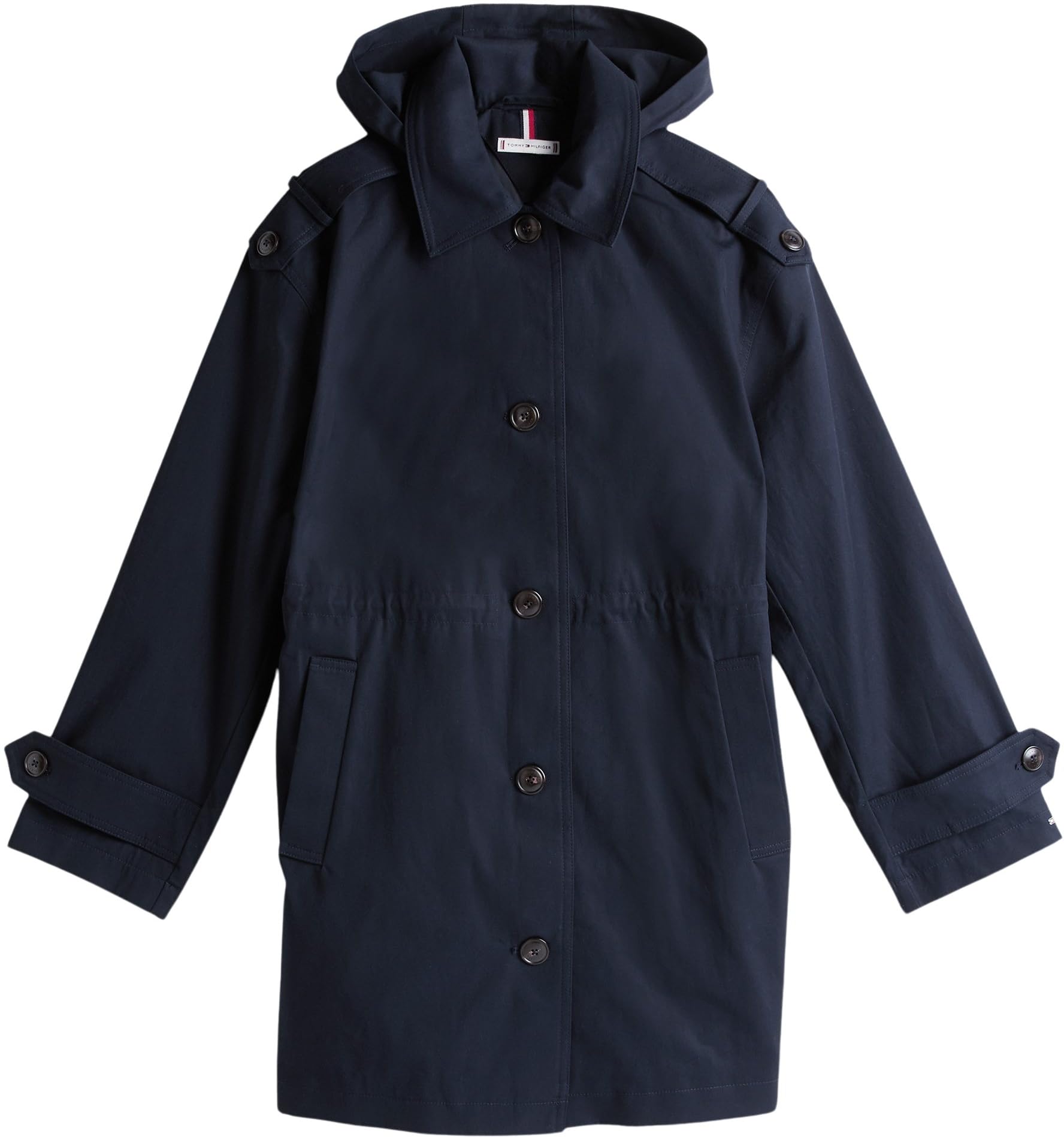 Tommy Hilfiger Parka Femme Cotton Hood Trench-Coat