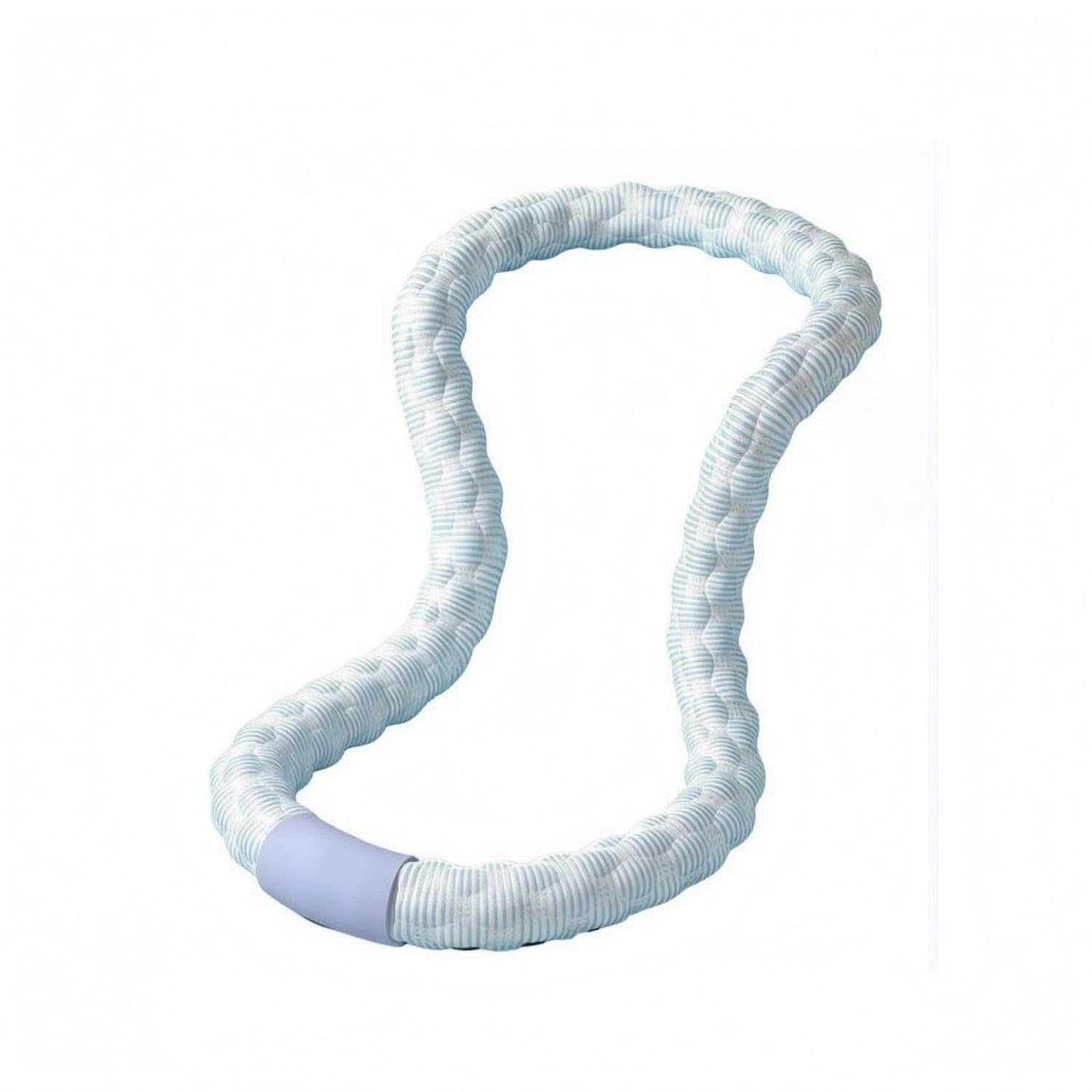 Ice-Silk Feel Weighted Fitness Hoop Quiet Soft Weighted Hoop Polished Finish Workout Equipment Flexible for Waist Exercise, Blue, 5 Jin | Sporting Goods | Fitness Running & Yoga-picture-11