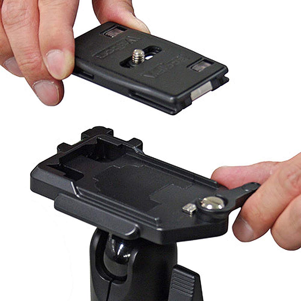 Amazon | Velbon 自由雲台 QHD-53Q 中型 底面径44mm クイックシュー