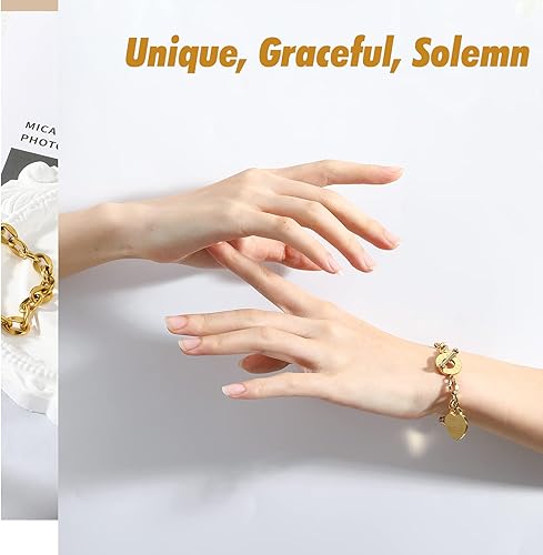 Miniatura 2 de Emibele Rosa púrpura real preservada con collar de plata de ley S925 y pulsera con dije de corazón