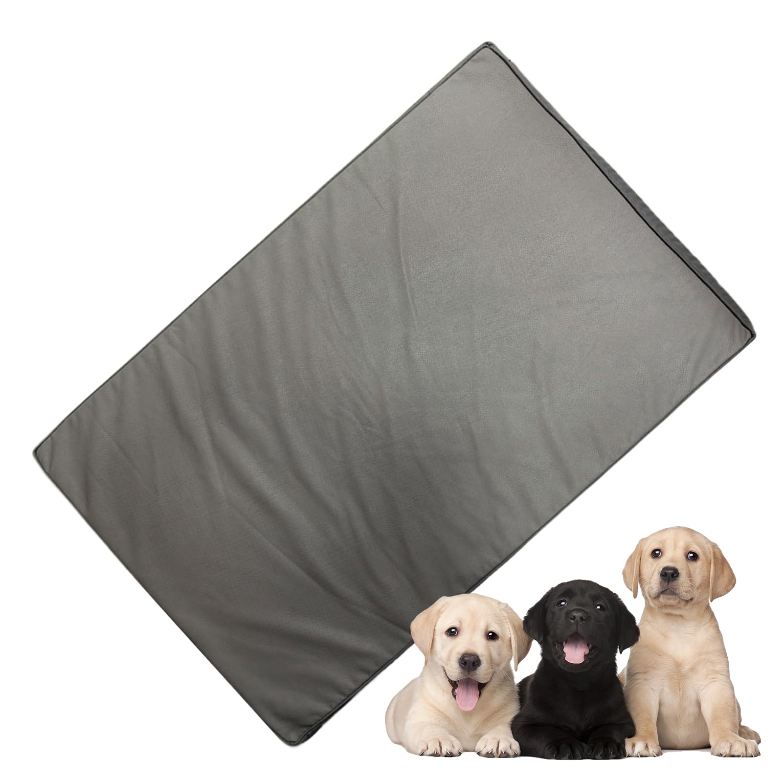 Cama Para Perros 57,9 X 42,9 X 7,1 Cm Colchón De Franela | Cama para Transportín de Perros para Razas Pequeñas Entrenamiento para Hacer Necesidades Viaje Acampada Interior Todas las