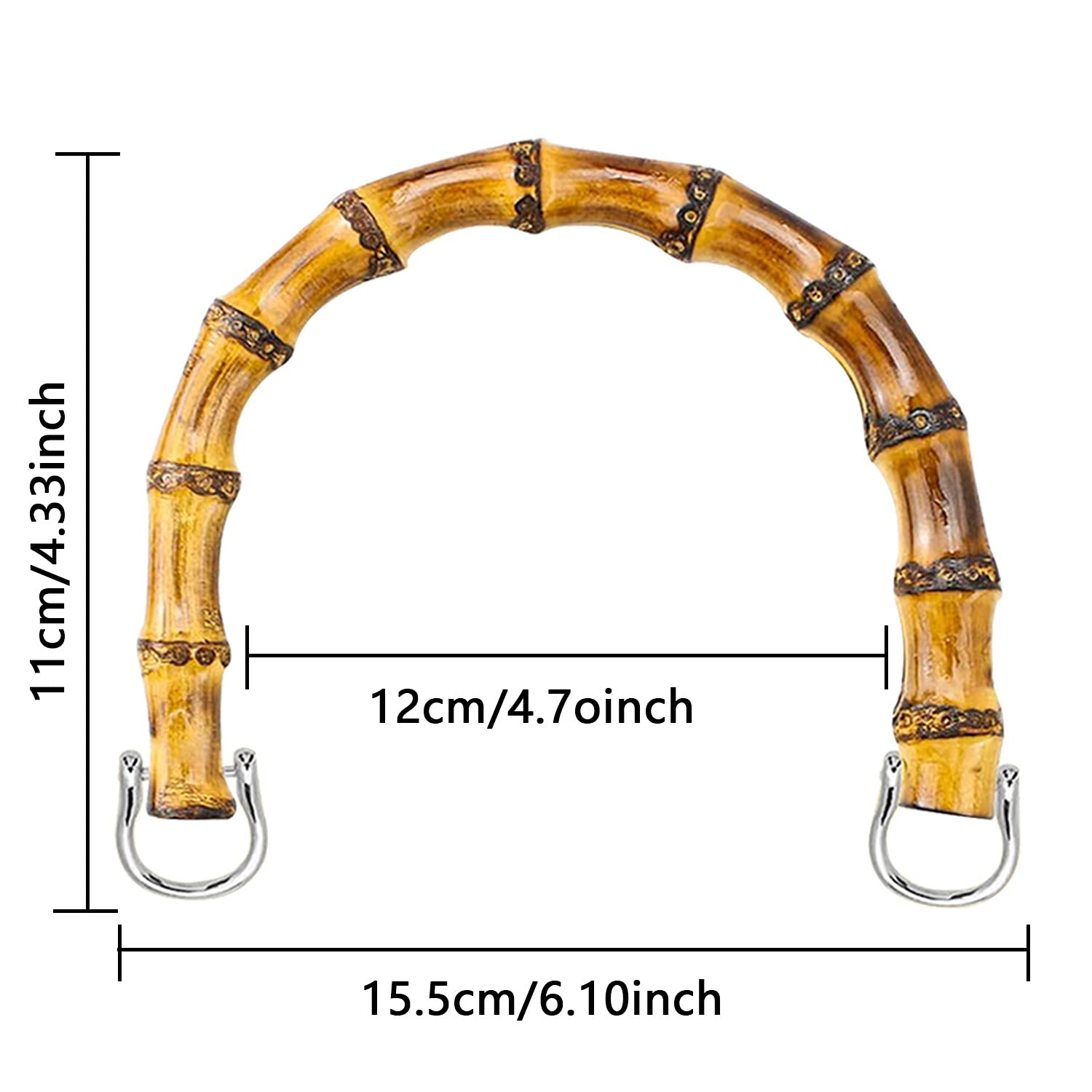Asas Para Bolsos Crochet Asas De Bambú, Asas De Monedero, Asa De