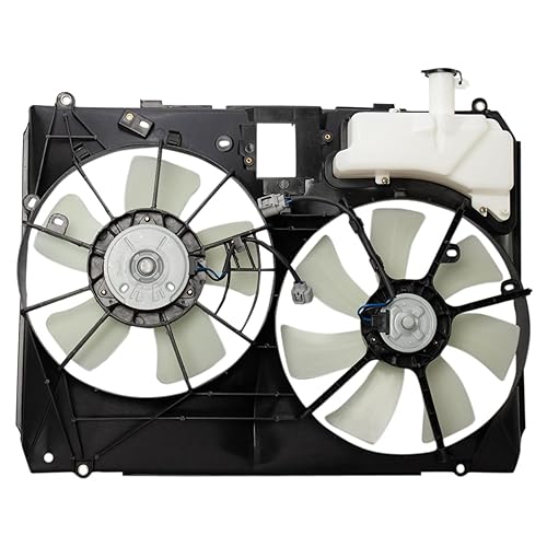 Vista 345 de TRQ Conjunto de ventilador de refrigeración dual compatible con Infiniti EX35 2009 FX35 FX50 2007-2008 G35 2008-2013 G37 2012-2013 M35h 2014-2015
