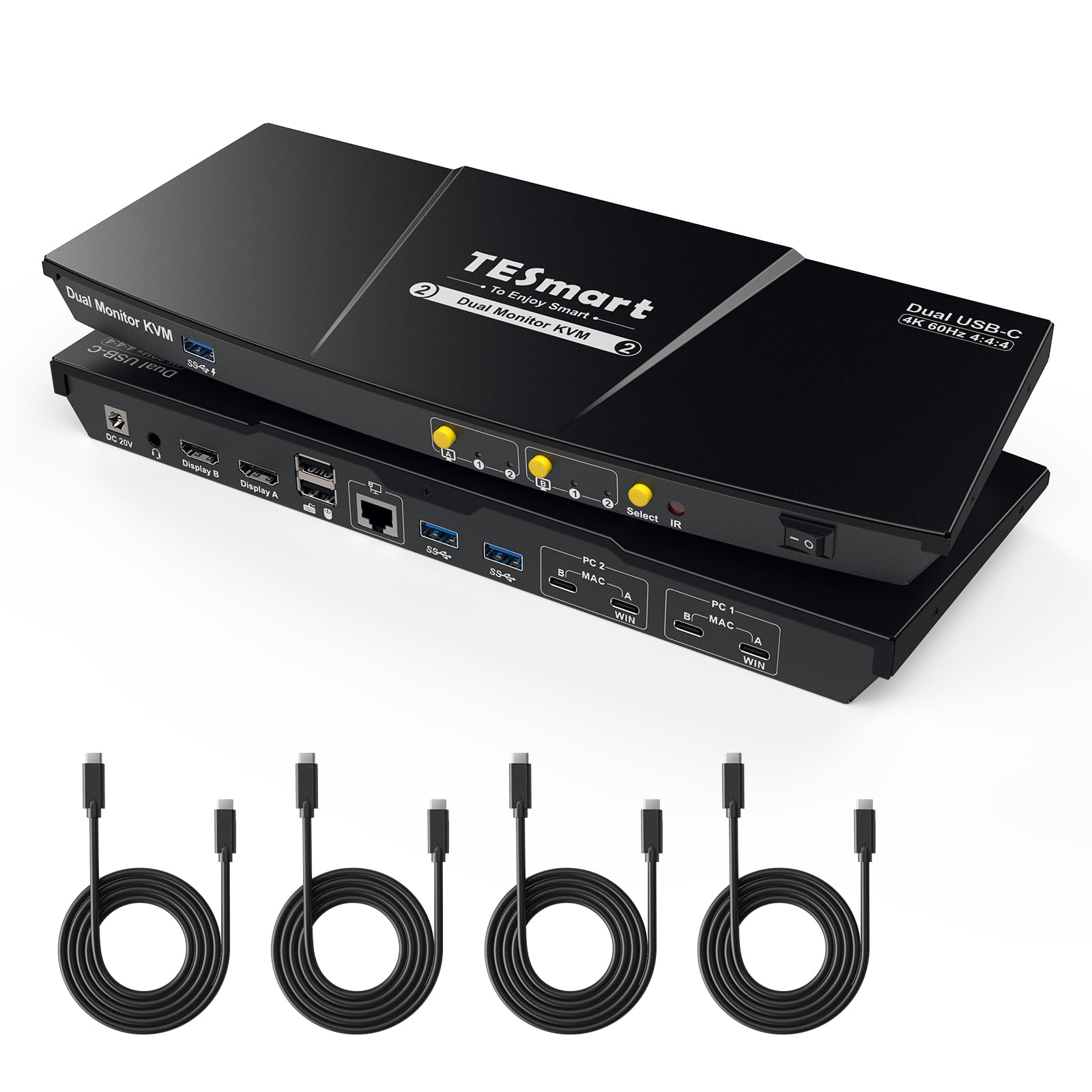 【KCEVE】USB-C KVM切替器 2入力1出力 Type-C Amazon.co.jp: KCEVE USB-C KVM切替器 2入力1出力 Type-C KVM