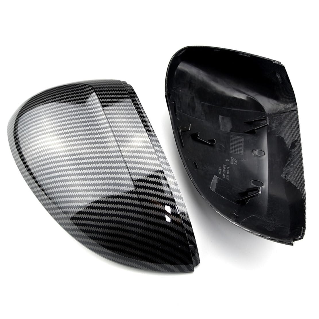 MSMDG Car wing mirror cover,Compatible with Volkswagen Passat B8 CC Arteon 2017–2023,Auto Parts,carbon fibre
