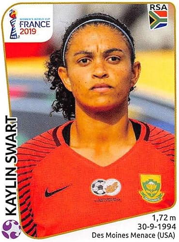 2019 Panini FIFA Women's World Cup France Album Stickers (Individual Sticker Only) Soccer #159 Kaylin Swart South Africa 2 Inch by 2 12 Inch 2019 Panini FIFA Women's World Cup France Album Stickers (Individual Sticker Only) Soccer #159 Kaylin Swart South Africa 2 Inch by 2 12 Inch