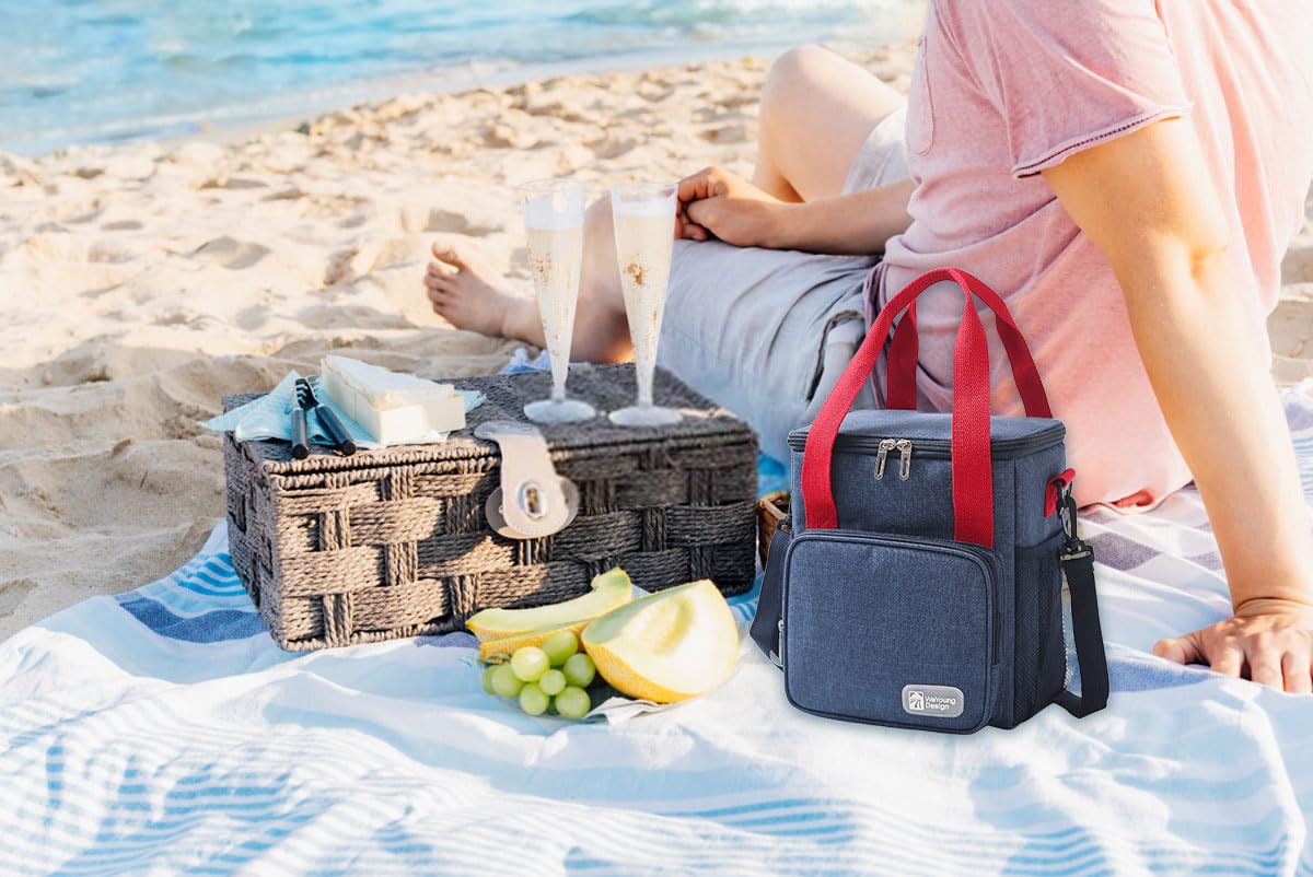 FAVORTALK Lunchbag Insulated Lunch Bag for Men Women, Leakproof Thermal Lunch Box Work School - Image 3