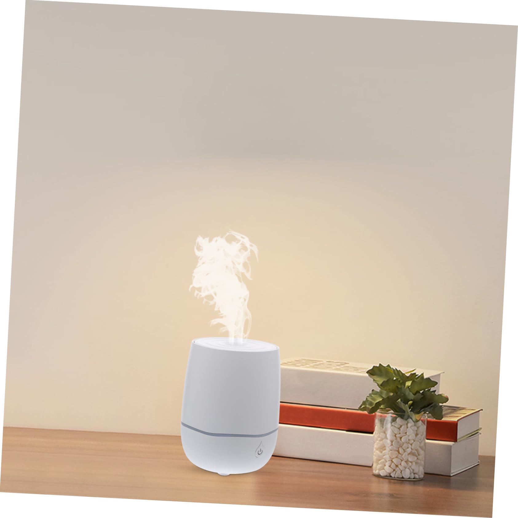 MAGICLULU Umidificatore Portatile Usb Bianco Mini Diffusore Di Per Casa Ufficio e Spa Funzionamento Silenzioso Per Salubre e Della