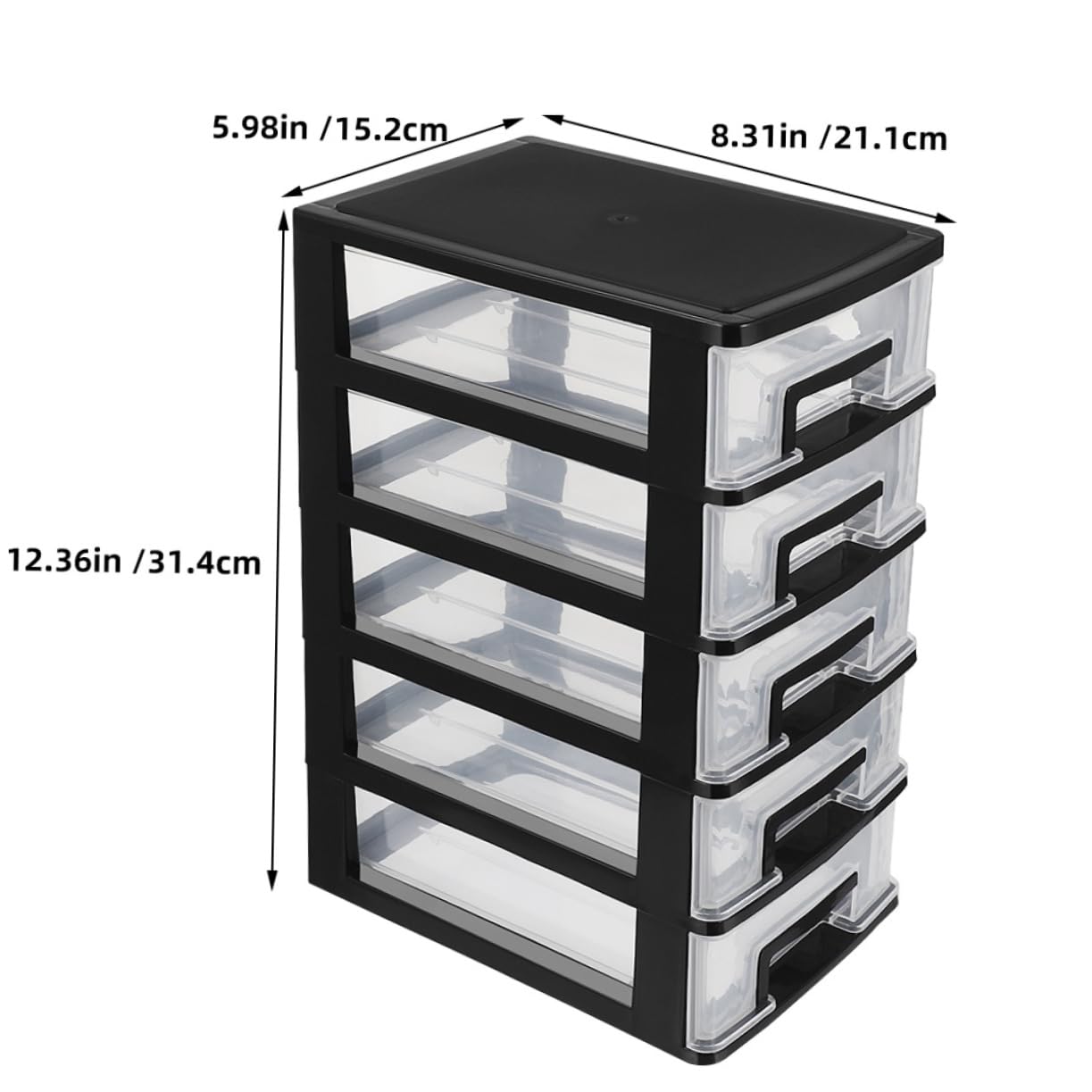 Ciieeo Multifunktionale Aus Kunststoff Organizer Für Büro Und Zuhause Tragbarer Schubladenschrank Transparente Kunststoffbox Für Kosmetische Utensilien Und Mehr