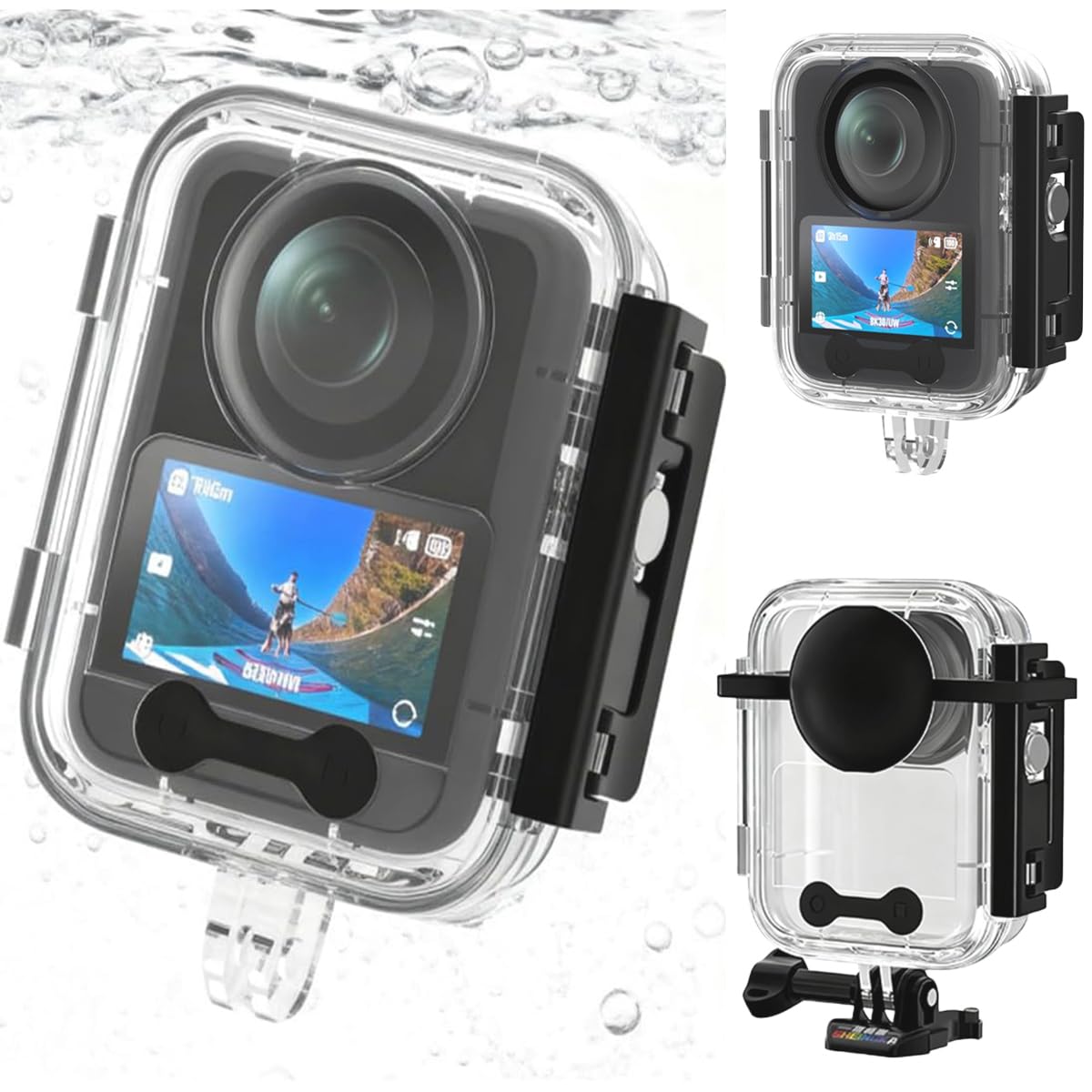 Amazon | DJI Osmo 360 対応 防水ケース 50M 水中撮影用 保護ケース