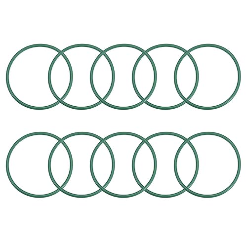 uxcell Juntas tóricas de goma de flúor, 2.402 in de diámetro exterior 2.157 in ID 0.122 in de ancho, junta de sello FKM para fontanería de