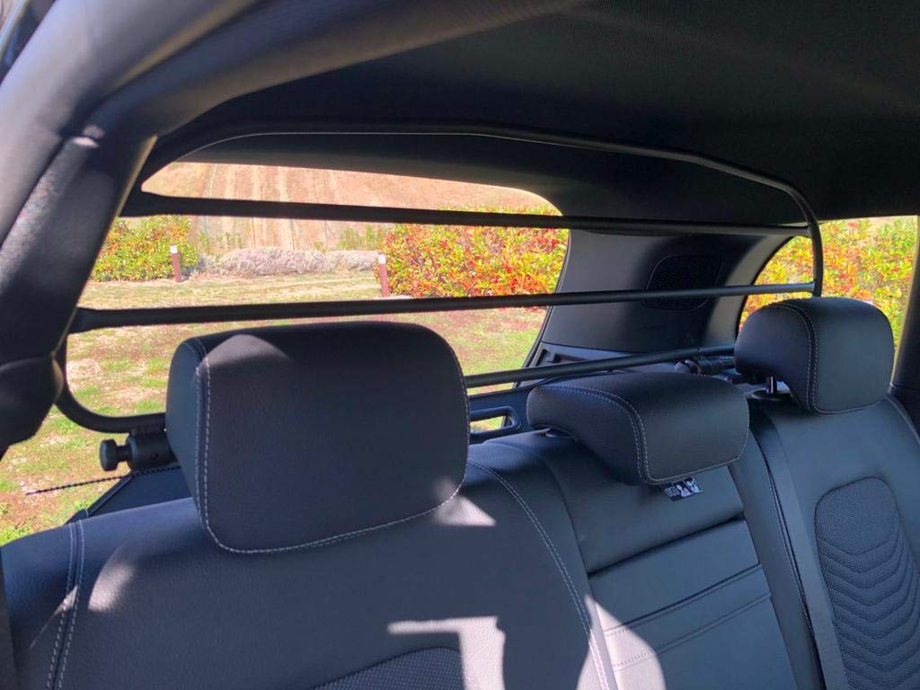 ERGOTECH Divisorio Griglia Rete Divisoria per Mercedes GLB, RDA65HBG-S, per Trasporto Cani e Bagagli
