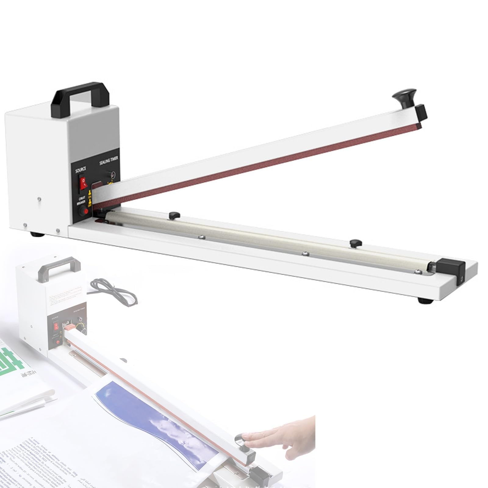 Machine de scellage de sacs pour eviter les fuites des emballages 600mm