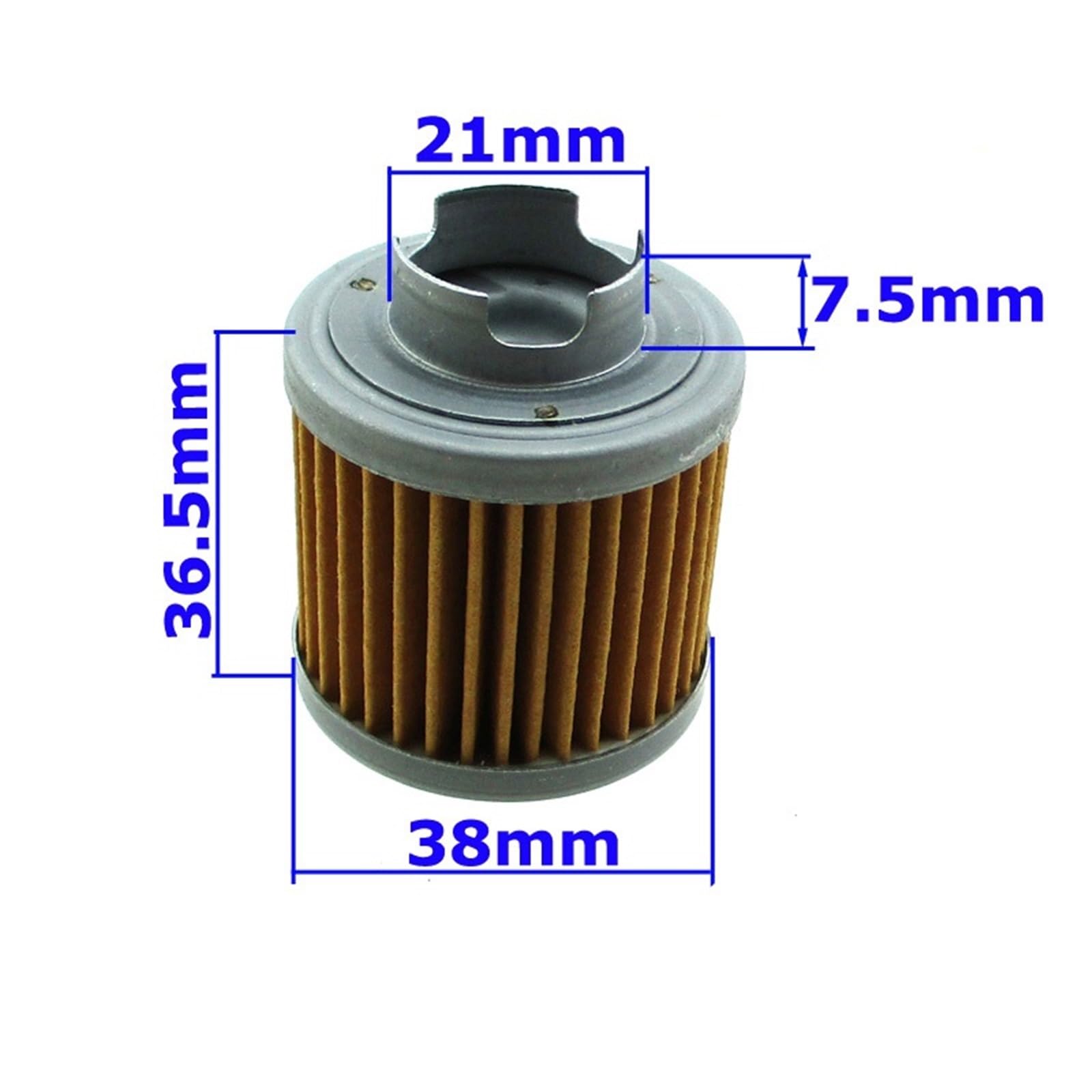 filtr oleju motocyklowego Pasuje do pokrywy sprzęgła Kitaco, pasuje Hondy Grom 125 KTC-1002, Daytona Anima ZS190, filtra oleju Zhongshen(12pcs)