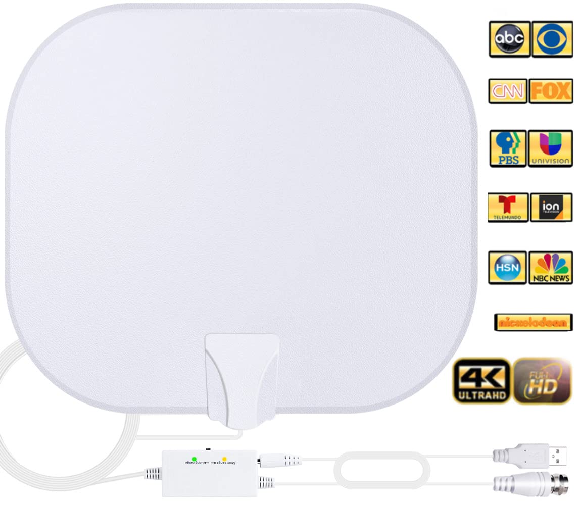 Buy TV Antenna Amplified HD Indoor Digital TV Antenna Long 250+ Miles