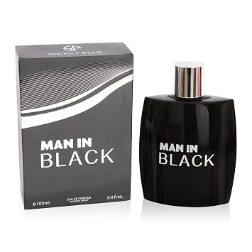 MAN IN BLACK Mens Perfume Eau de Parfum Fruity Sweet Woody Masculine Scent 100ml / 3.4 fl oz