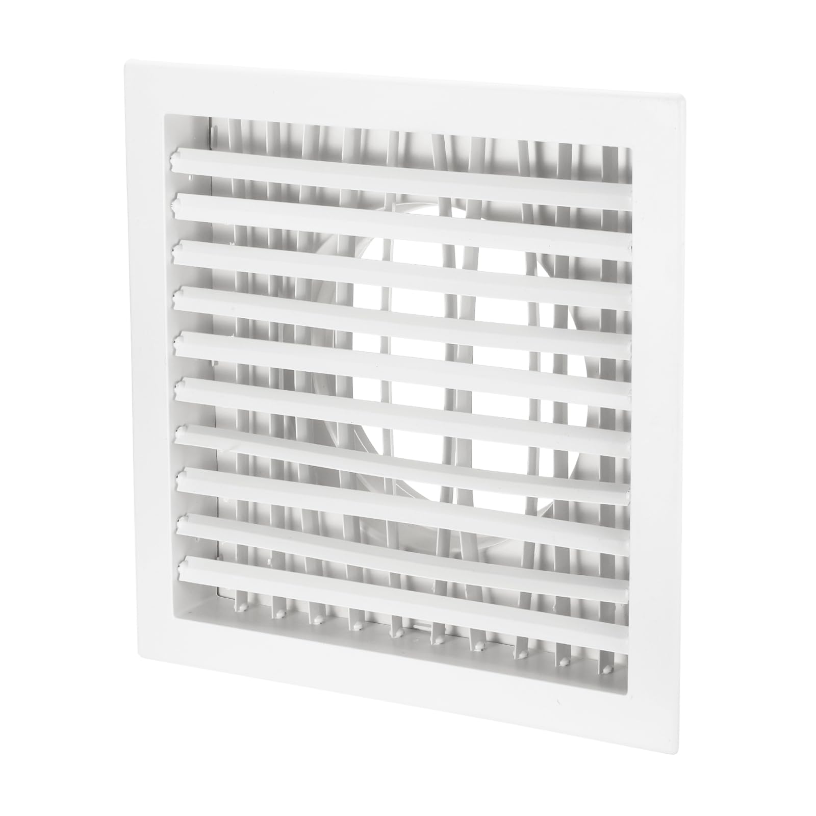 View 1 of [DAMAGED] PATIKIL Square Vent Cover, 12"x12", 8" Dia. Air Diffuser, White